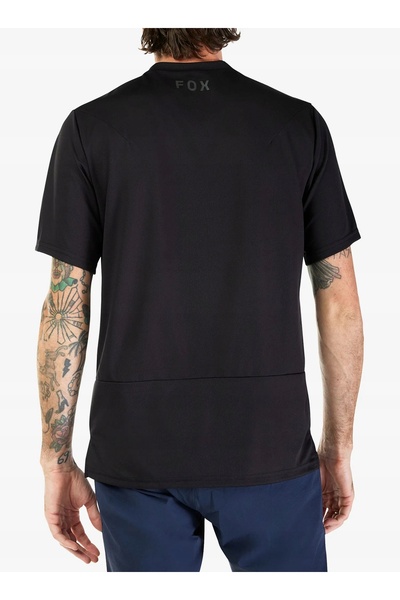 Fox Tricou Ranger SS Jersey Head cu uscare rapidă - negru XL