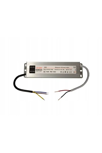 NO BRAND Sursă de alimentare LED ermetică 12V 100W IP67 aluminiu