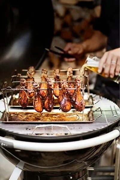 NO BRAND Suport grătar Roesle pentru picioare de pui BBQ Roesle