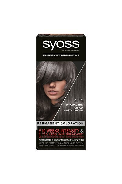 Syoss 3X Vopsea de păr cromată 4-15, culoare de lungă durată până la 10 săptă...