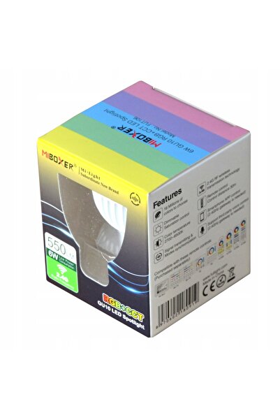 NO BRAND Bec LED GU10 RGBCCT 6W Milight FUT106 Miboxer