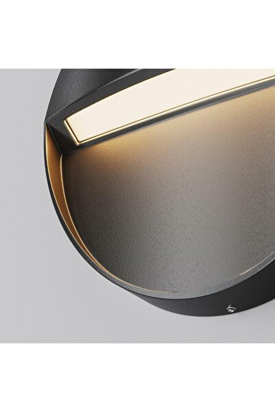 NO BRAND Maytoni MANE aplice de exterior cu LED 3W 3000K IP54, negru, rotund