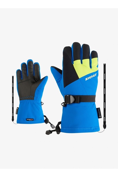 NO BRAND Mănuși pentru copii Ziener Lani GTX Junior - negru/albastru persian ...