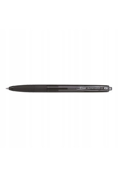 NO BRAND Pix cu ulei NEGRU Pilot, Super Grip G, 0.7mm x 24 BUCĂȚI