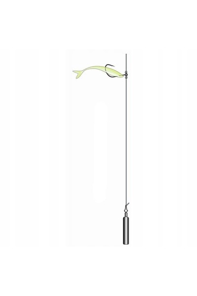 NO BRAND SET JENZI DROP SHOT - GATA DE PESCUIT 7cm