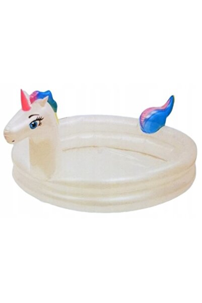 NO BRAND BASEN GONFLABIL UNICORN ROTUND 185 x 125 cm