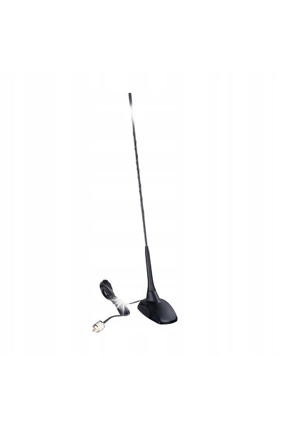 NO BRAND Antenă CB discretă Albrecht CBM-516 50cm +magnet extra puternic cabl...