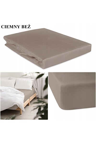 NO BRAND Cearșaf cu elastic din satin 180x200, bumbac moale 100% - selecție v...