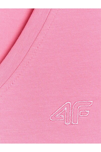 4F Tricou de damă roz F2969 4FWAW25TTSHF2969 54S MĂRIMEA L