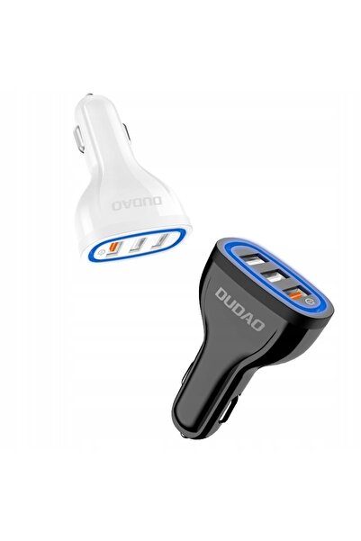 DUDAO Încărcător auto cu încărcare rapidă Quick Charge 3.0 QC3.0 2.4A 1