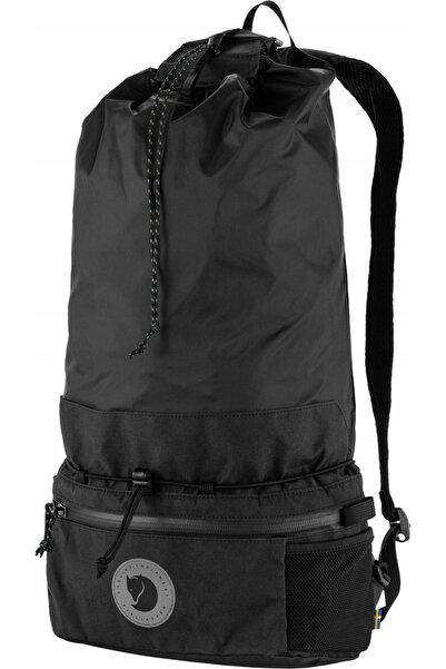 Fjällräven Borsetă de șold extensibilă Hoja Fjallraven, neagră, pentru bicicletă