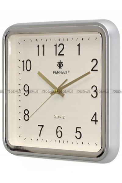 PERFECT PW159 CEAS DE PERETE CU CUARȚ ARGINTIU FLUTURANT 28 cm