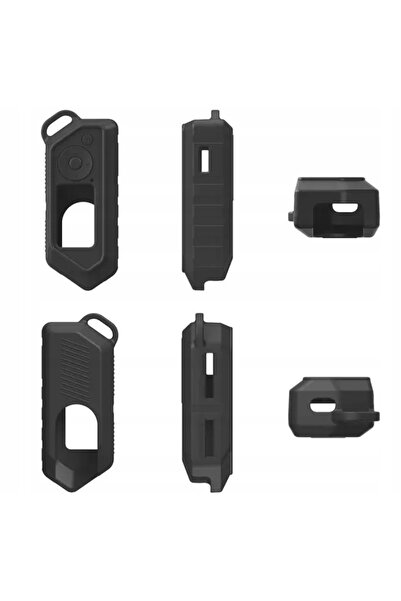 NO BRAND Husă de protecție din silicon negru pentru Flipper Zero (Husă + Cara...