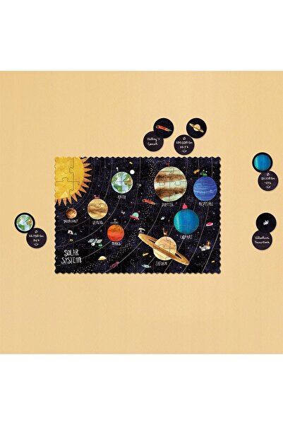 NO BRAND Londji: Puzzle de buzunar cu jocul de observare a planetelor 50 el. ...