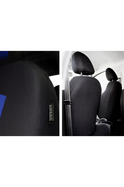 NO BRAND SPORT LINE Huse de scaun albastre pentru MERCEDES C W204 W205