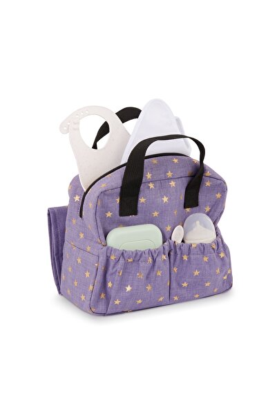 NO BRAND LullaBaby: Geantă pentru schimbat scutecele cu accesorii pentru hrăn...