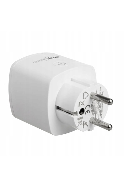 Greenbluespice Priză electrică inteligentă GreenBlue cu telecomandă, albă