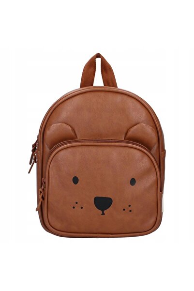 NO BRAND KIDZROOM: rucsac pentru copii Beary Excited Cognac