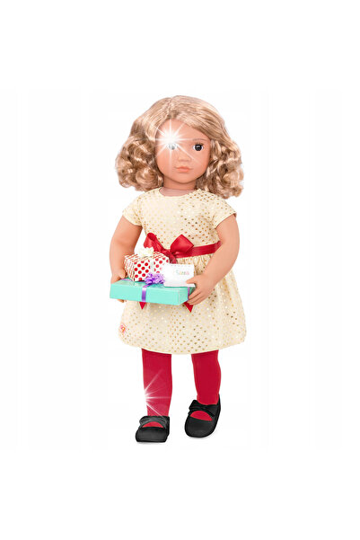 NO BRAND Our Generation: Păpușă de Crăciun NOELLE 46cm