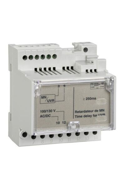 Schneider Electric Releu temporizat 33684 pentru declanșare la tensiune MN