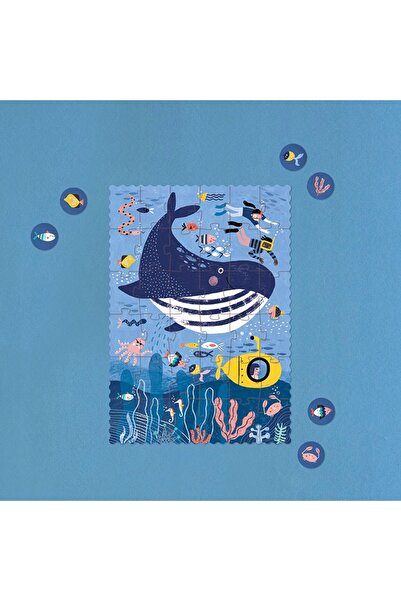 NO BRAND Londji: Puzzle de buzunar cu jocul de observare Ocean 36 el. PZ618