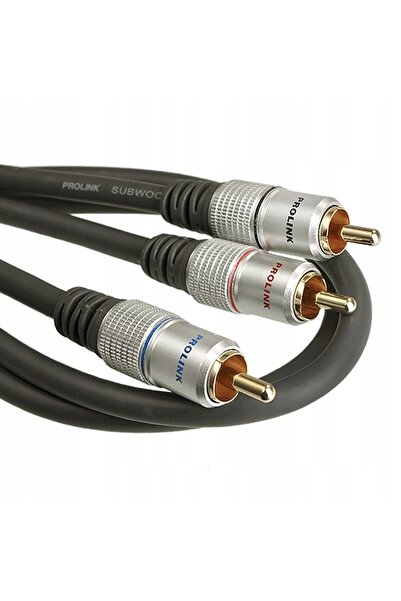 NO BRAND CABLU 1RCA - 2RCA PROLINK EXCLUSIVE TCV 3610 DE TIP Y PENTRU SUBWOOF...