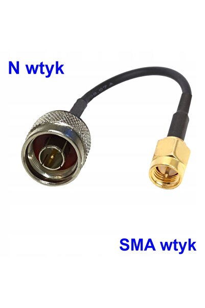 NO BRAND Cablu N tată la SMA tată, 5m (4205)