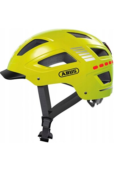 Abus Cască de ciclism Hyban 2.0 LED galben semnalizare M 52-58 cm