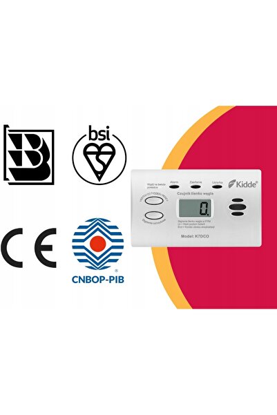kidde Detector de oxigen și carbon CHADU SENSOR certificat, CU BATERII