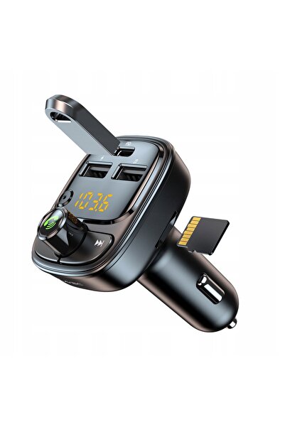 NO BRAND Transmițător FM Bluetooth, Încărcător auto USB-C PD 30W + 2xUSB-A
