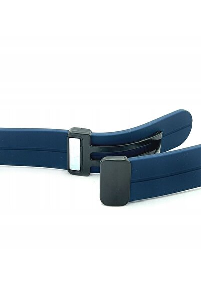 NO BRAND DILOY BR45 - 22 mm - GRANAT - Curea de ceas din silicon