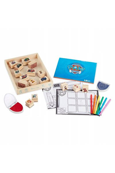 Melissa & Doug Set de ștampile Paw Patrol + cerneală, carte și markere