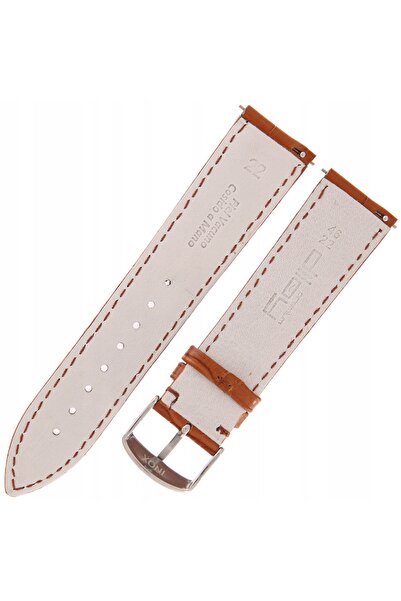 NO BRAND DILOY 424 - MARO DESCHIS - 22mm - Curea de ceas din piele