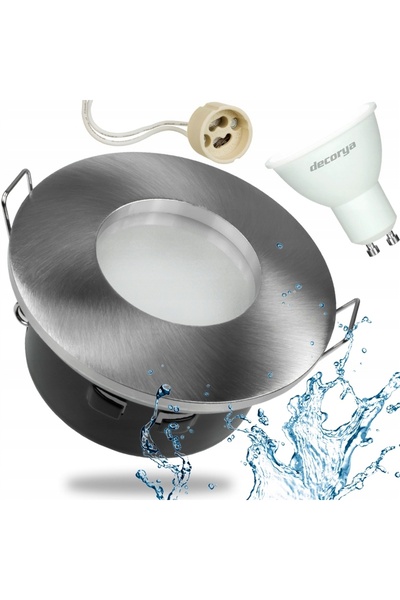 NO BRAND 4x Spot de tavan impermeabil pentru baie, 5W GU10 IP44