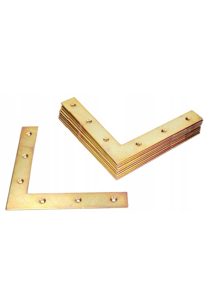NO BRAND 25X CONECTOR DE COLȚ PENTRU GEAM, CONECTOR DE UNGURĂ, ZINCAT, 200X30