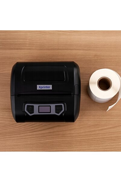 NO BRAND Imprimantă de etichete mobilă Xprinter USB-C Wi-Fi 203dpi 40-112mm T...