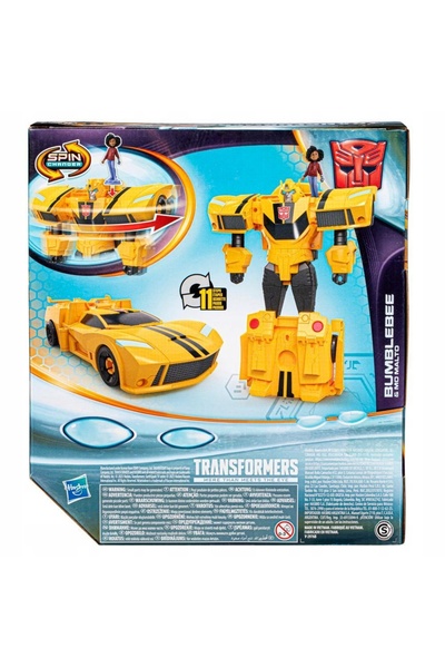 transformers Hasbro EarthSpark Bumblebee & Mo Malto Figurină de acțiune 20.3 cm