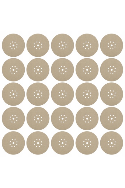 NO BRAND DISC ABRAZIV CIRCULAR PENTRU LĂRUITOR TIP GIREA, 225mm P180, CU 9 GA...