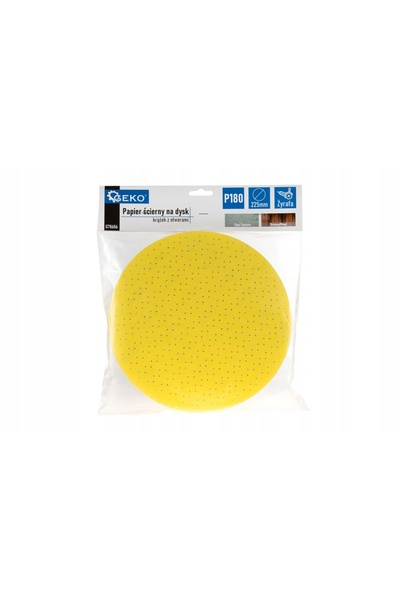 GEKO Disc abraziv - disc perforat 225mm P180 /giraffe/ 10 bucăți