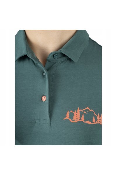 NO BRAND Tricou de damă din bambus Viking Winslow Polo 7000, turcoaz - M