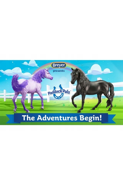NO BRAND Breyer Horse Paddock Pals Figurină UNICORN CHERRY Căluț roz 7820