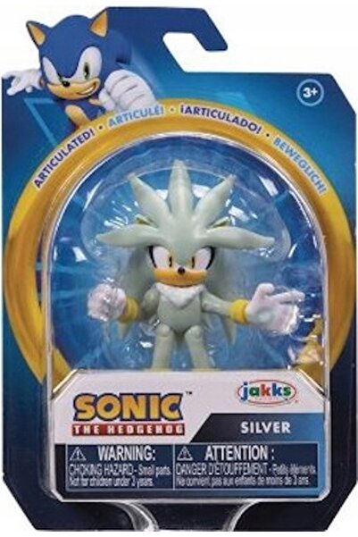 Jakks Pacific Figurină Sonic The Hedgehog 10 cm Argintiu - 23053