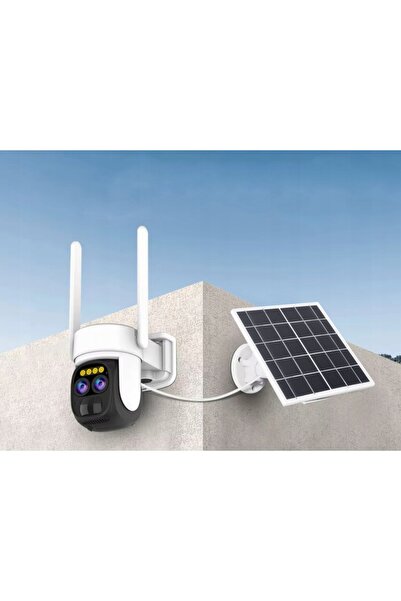 verk group Cameră solară 4G SIM IP exterioară rotativă cu zoom și detector de...
