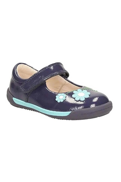 CLARKS Balerini pentru copii - Softly Jam - mărimea 20 - piele bleumarin