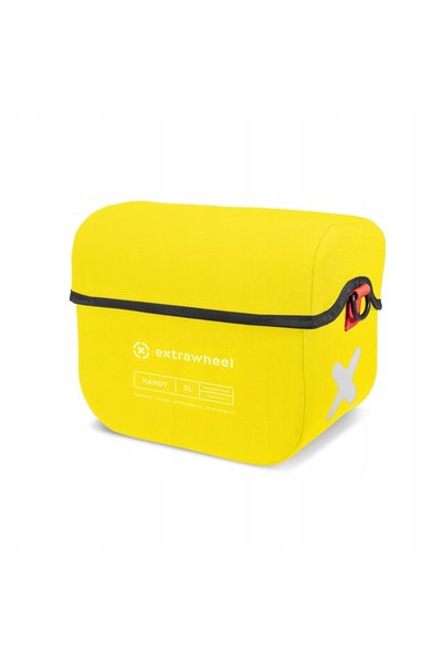 EXTRAWHEEL Geantă pentru ghidon, practică, Premium Cordura, 5L, Galbenă