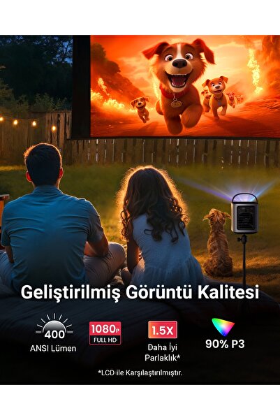 NO BRAND Proiector NEBULA Mars 3 Air Full HD, Wi-Fi, Bluetooth, Negru
