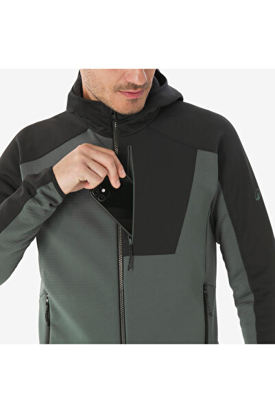 NO BRAND Fleece de drumeție Quechua MH500 Zamek pentru bărbați