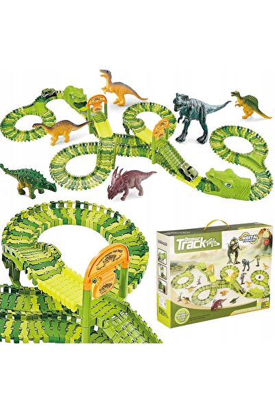 NO BRAND Mașină de circuit Dino, Parc de dinozauri XXL, Set MEGA 320el