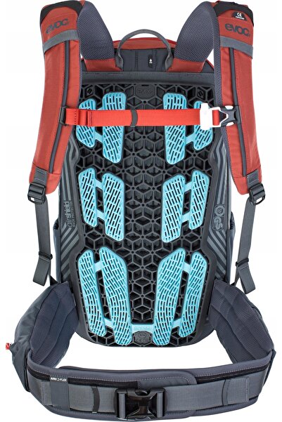Evoc Neo 16L rucsac de bicicletă protector roșu chili/gri carbon 100116514