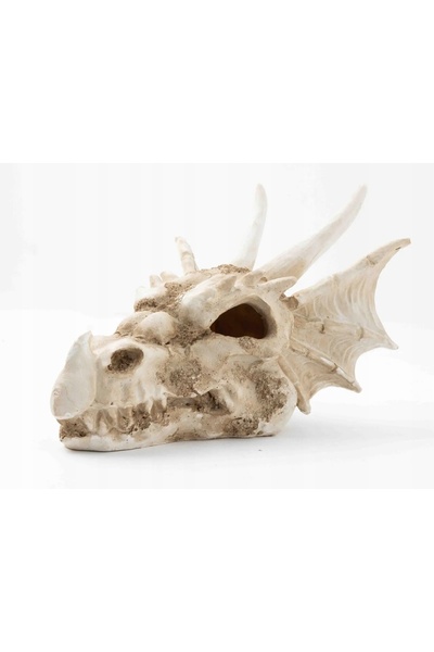 NO BRAND Ornament craniu de dragon, decorațiune terariu, ascunzătoare acvariu...